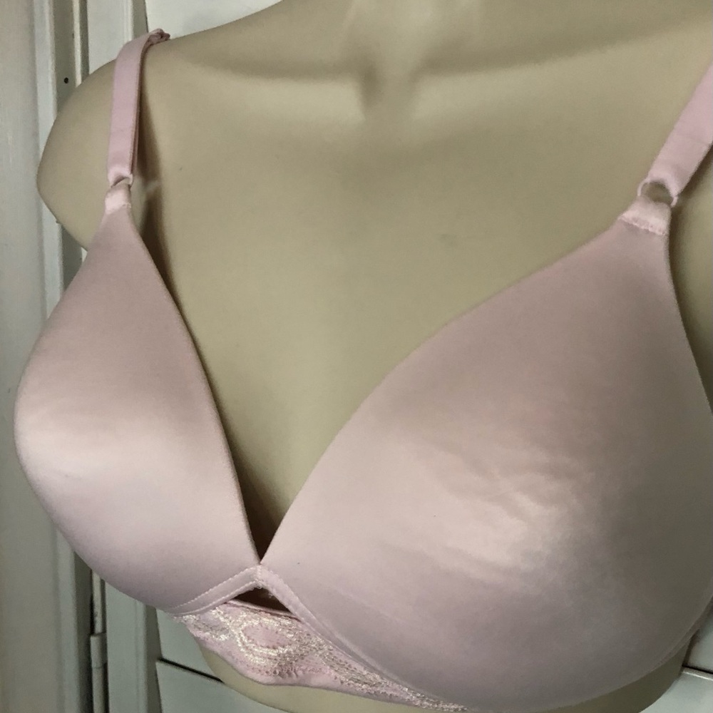 Warners Pastel Pink Padded Bra 34C